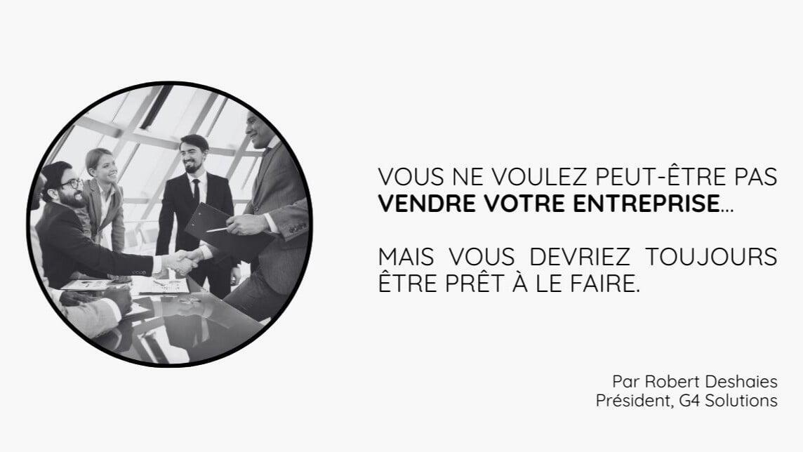 Est-ce le bon moment pour vendre son entreprise ?