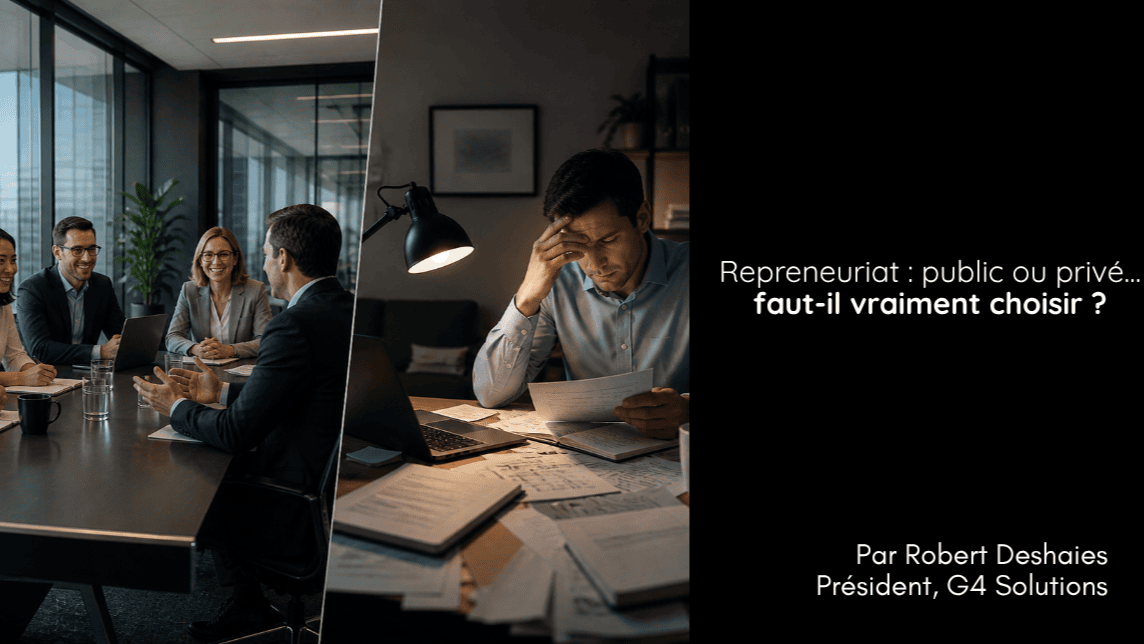 Repreneuriat : public ou privé faut-il vraiment choisir ?